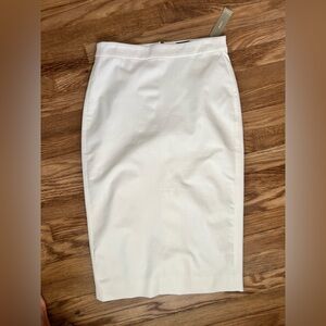J. Crew Classic White Pencil Skirt No. 3